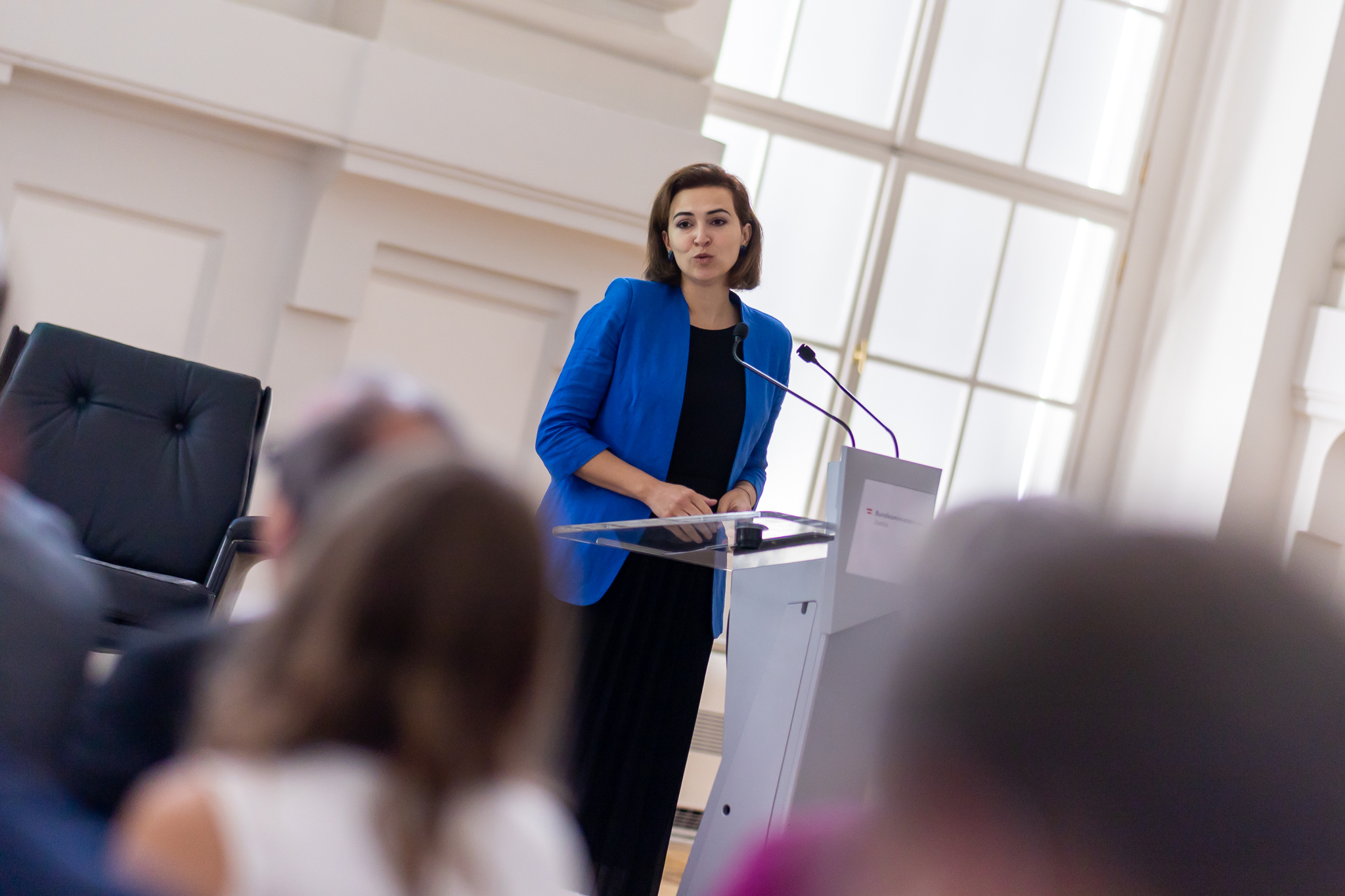 Justizministerin Alma Zadić Datenschutztag 2022